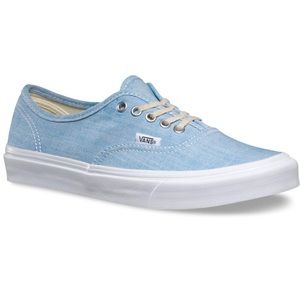 Brand New Vans Chambray Authentic Slim